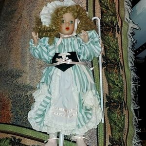 Collectible porcelain doll